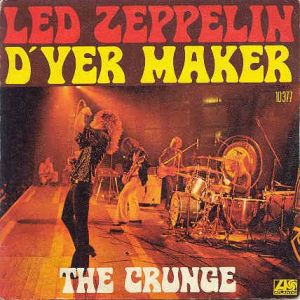 Led Zeppelin - Dyer Maker - promo 45rpm single cover sleeve - #1973
