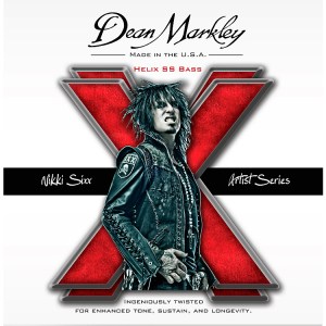 Nikki Sixx - Dean Markley - Helix SS Bass strings - promo ad