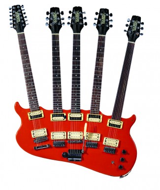 Rick Nielsen - original orange five neck guitar - Hamer