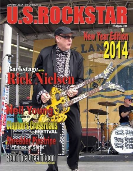 Rick Nielsen - US Rockstar - promo magazine cover - January - 2014