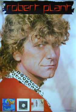 Robert Plant - promo album poster pic - 1980s - #121714