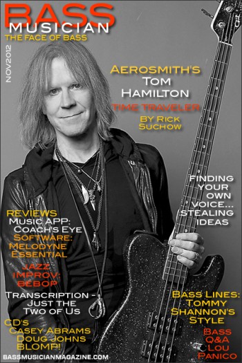 Tom Hamilton - Bass Musician - promo magazine cover - #2012TH
