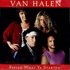 Van Halen - Finish What Ya Started - promo CD - cover sleeve