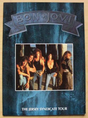 Bon Jovi - The Jersey Syndicate Tour - promo tour program pic - #19753JBJ