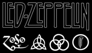 Led Zeppelin - Classic Logo - band symbols - #2015RPJP