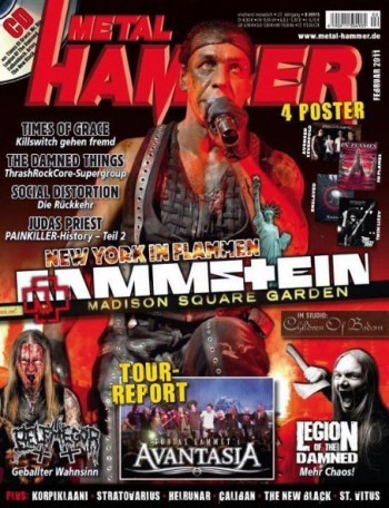 Rammstein - Metal Hammer - cover promo pic - Feb - 2011