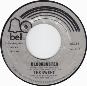 Sweet - Blockbuster - 45rpm - promo pic - #1973TSMO