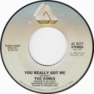 The Kinks - you really got me - arista records - 45rpm