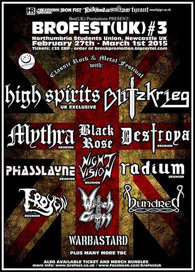 Brofest UK - 3 - 2015 festival promo flyer - #001MWC1