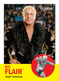 Ric Flair - 2006 Topps Heritage - Trading Card promo pic - #33RF77MO