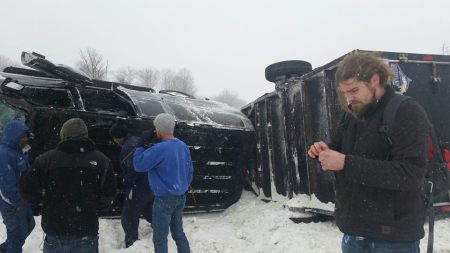 Within The Ruins - van crash - February - 2015 - #777WTRMO