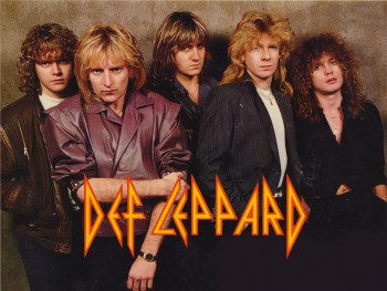 Def Leppard - 80's band publicity photo - band logo - #0326777DLMO