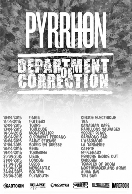 Department Of Correction - April - 2015 - Tour Flyer promo - #2015DOCMOP