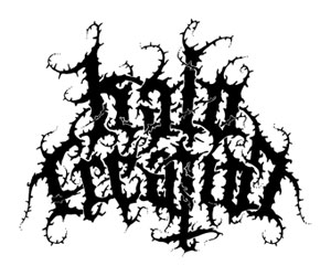 Halo Creation - classic band logo - 2015 - black on white - #77333