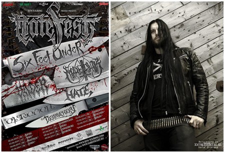 Hatefest - 2015 tour flyer - Victor Brandt - promo pic - #2015VBMO