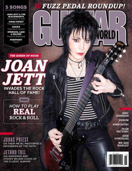 Joan Jett - Guitar World Cover Promo - May 15 - 2015 - #030578JJMO