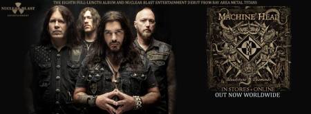 Machine Head - Bloodstone & Diamonds - 2015 - promo album band banner - MHMO44