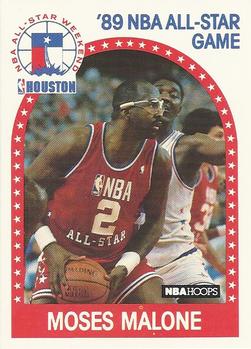 Moses Malone - 1989-90 NBA Hoops Trading Card - promo picture - #MMMO