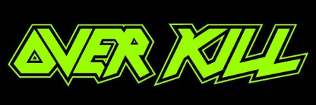Overkill - classic band logo - green - #90OKMOBE