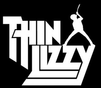 Thin Lizzy - classic band logo - b&w - #3377TLPLMO1