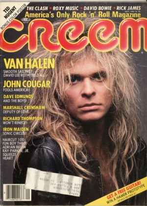 David Lee Roth - Creem - Promo magazine cover pic - 1982 - #DLRMO69