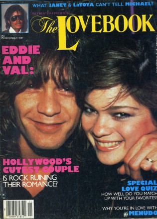 Eddie Van Halen - Valerie Bertinelli - The Love Book - cover promo - 1982 - #VHVBMO