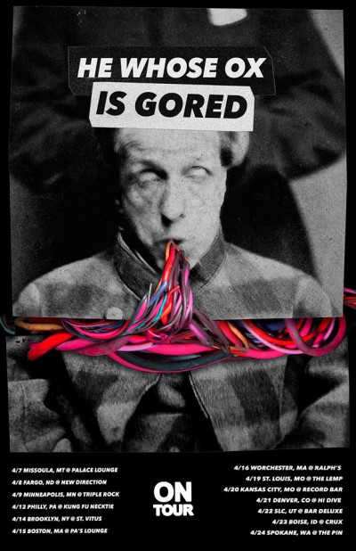 He Whose Ox Is Gored - Tour promo flyer - 2015 - #HWOIGMO003399