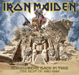 Iron Maiden - Somewhere Back In Time - greatest hits - promo album cover pic - #IMMO00990