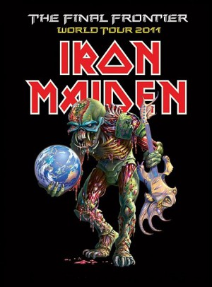 Iron Maiden - The Final Frontier World Tour - promo flyer - 2011 - #3366IMMO11