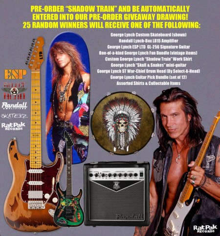 George Lynch - Shadow Train - promo drawing flyer - 2015 - #GL0519DMO