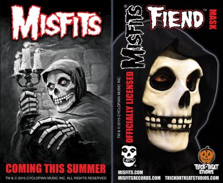 Misfits - Fiend Mask - promo flyer - 2015 - #05MMOJO1339