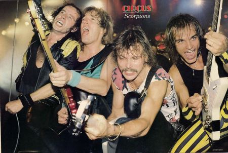 Scorpions - mid 1980s - circus magazine poster - #MOSKM001SF25
