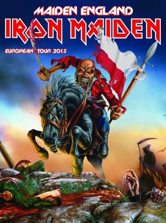 Iron Maiden - Maiden England - European Tour 2013 - promo flyer - #061213IMSHMOSHY