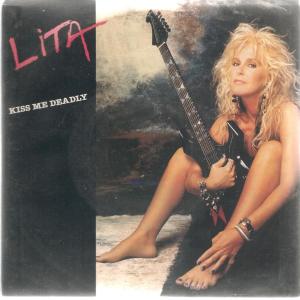 Lita Ford - Kiss Me Deadly - promo 45rpm pic - 1988 - #061888LFMOSLHN