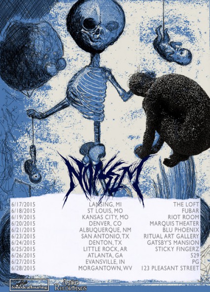 Noisem - US Tour - June - 2015 - promo flyer