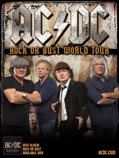 AC:DC - Rock Or Bust - World Tour - promo flyer - 2015 - #0733MOMNMSS