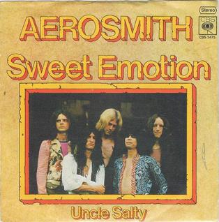 Aerosmith - Sweet Emotion - 45rpm cover sleeve promo - #1975AMMSLBOT336