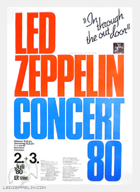 Led Zeppelin - Mannheim - Concert flyer - promo pic - 2015 - #monasagfwtao
