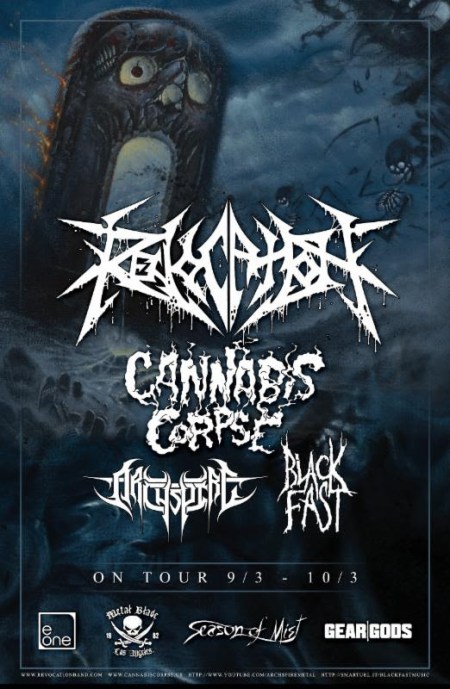 Revocation - September - October - 2015 - Tour Flyer - #073369MONLSBLGAPS