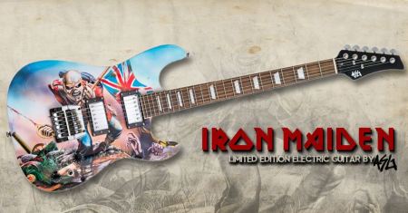 Iron Maiden - Limited Edition Electric Guitar - ASG - 2015 - promo photo - #99330