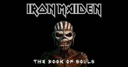 Iron Maiden - The Book Of Souls - promo album cover banner - 2015 - #IMMM303024