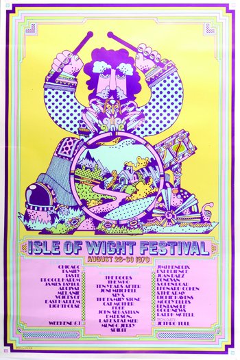 Isle Of Wright Festival - promo flyer pic - 1970 - #0303GMMSSOTLF