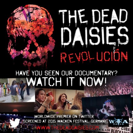The Dead Daisies - Revolucion - promo docu flyer - 2015 - #0808MMGMSAS