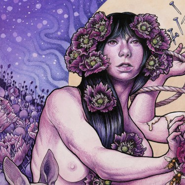 Baroness - Purple - promo album cover pic - 2015 - #092416MMSWL