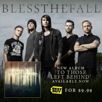 Bless The Fall - To Those Left Behind - promo album flyer - 2015 - #33033MNSS606
