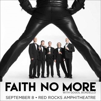Faith No More - September 8 - Red Rocks - concert promo flyer - 2015- #MNSMMS3309SC