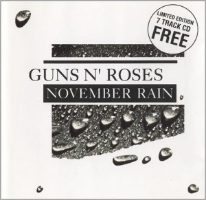 Guns N Roses - November Rain CD - Australian - promo cover pic - #7770033MMSMS