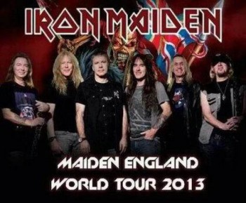 Iron Maiden - Maiden England World Tour - 2013 - promo band pic flyer - #3963MNSSMO9