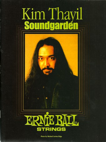 Kim Thayil - Ernie Ball Strings - promo ad - #3330MMS6NBS