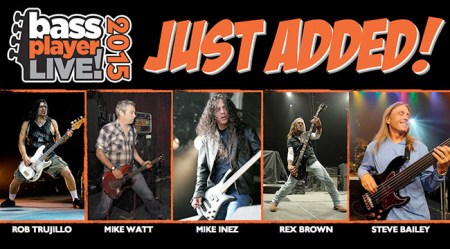 Bass Player Live - 2015 - promo banner pic - Rob Trujillo - Rex Brown - Mike Inez - #MO330903SNMSSC